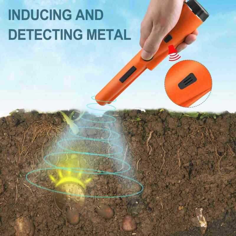 Mini Portable Metal Detector Pinpointer Waterproof Underwater Handheld Pin Pointer