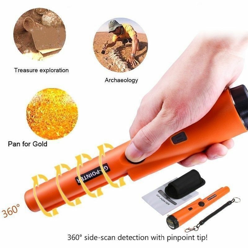 Mini Portable Metal Detector Pinpointer Waterproof Underwater Handheld Pin Pointer
