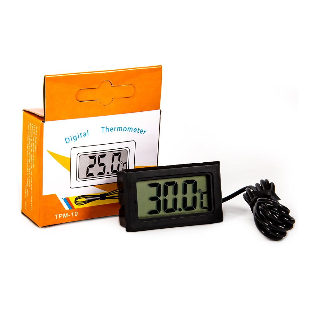 FY-10 Mini LCD Digital Thermometer Aquarium Car Water Bath Temperature Tester Detector Monitor Temperature Sensor Thermometer