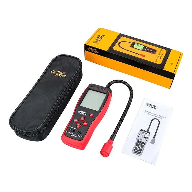SMART SENSOR AS8800C Digital Gas Leak Detector CH4 methane combustible gas tester