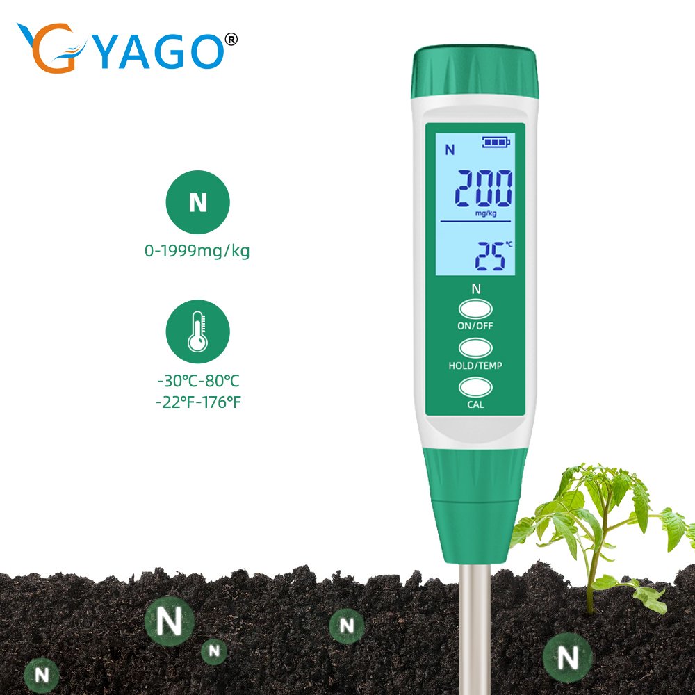 Garden Agriculture large backlit Soil N Sensor Quick Nitrogen Tester for Greenhouse planting