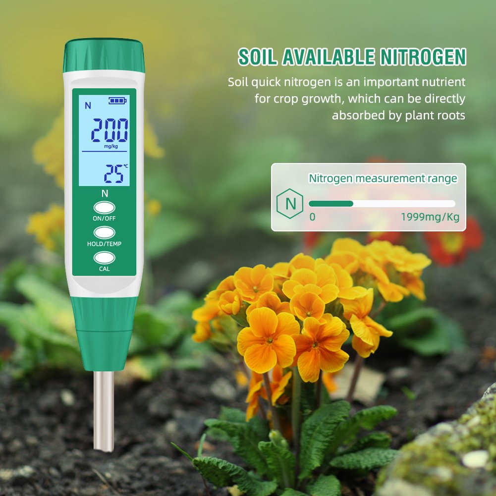 Garden Agriculture large backlit Soil N Sensor Quick Nitrogen Tester for Greenhouse planting