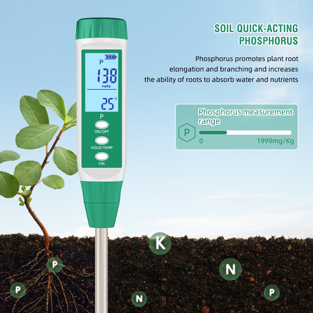 Garden Agriculture large backlit Soil N Sensor Quick Nitrogen Tester for Greenhouse planting