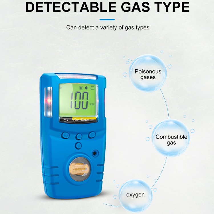Portable Self-inspection Single Gas Detector Rapid and Effective Warning with Audible Alarm