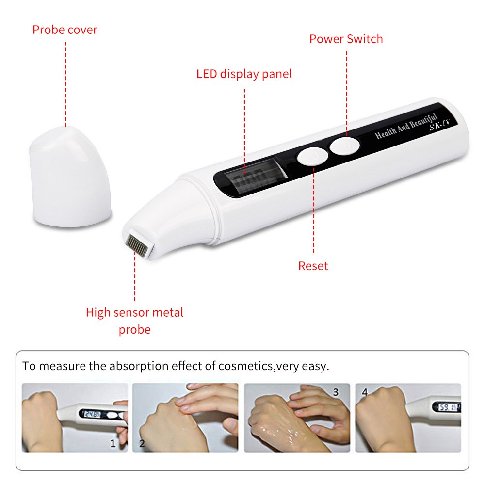 New Arrival LCD Display Condition Skin Analyzer Machine Smart Facial Analyzer Moisture And Oil Tester