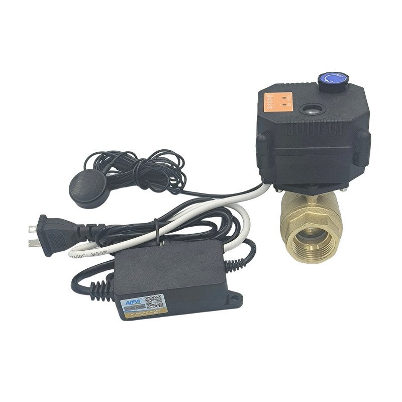 Manufacturer supply wholesale price water leakage detector sensor automatic shut off ball valve for smart home protection system