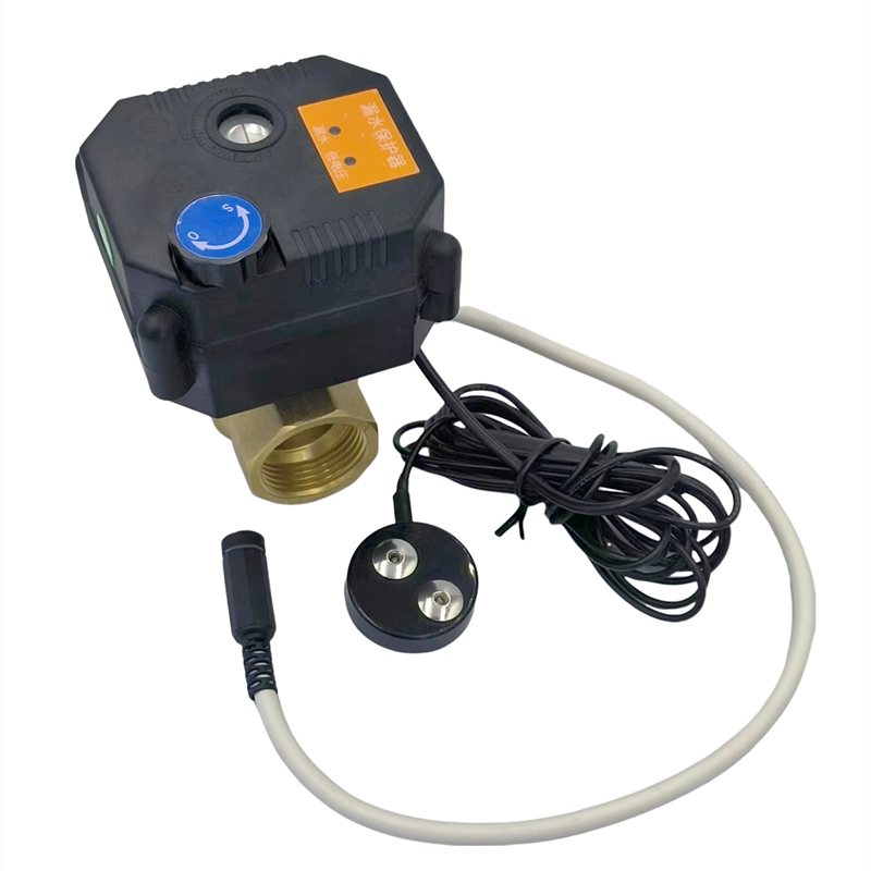 Manufacturer supply wholesale price water leakage detector sensor automatic shut off ball valve for smart home protection system