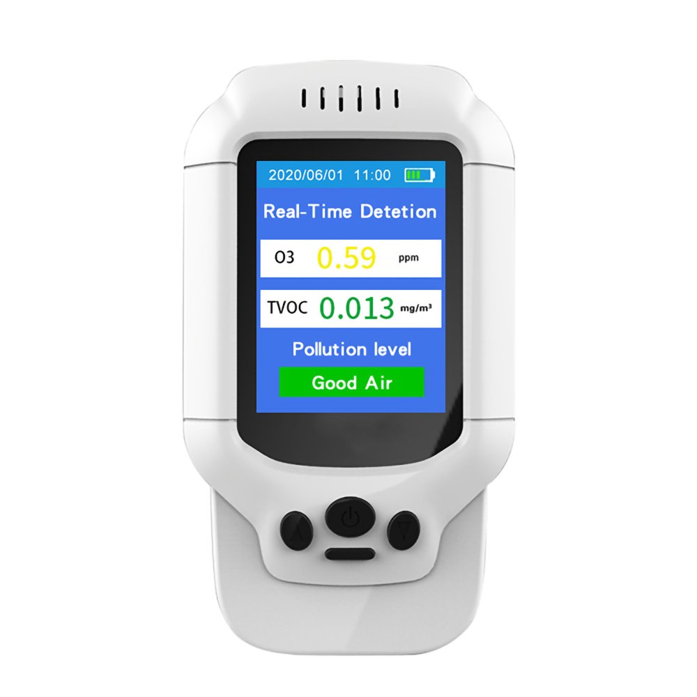 Portable O3 Gas Detector Ozone Concentration Measurement Meter Handheld Air Pollution Tester Analyzer for PM2.5 and TVOC