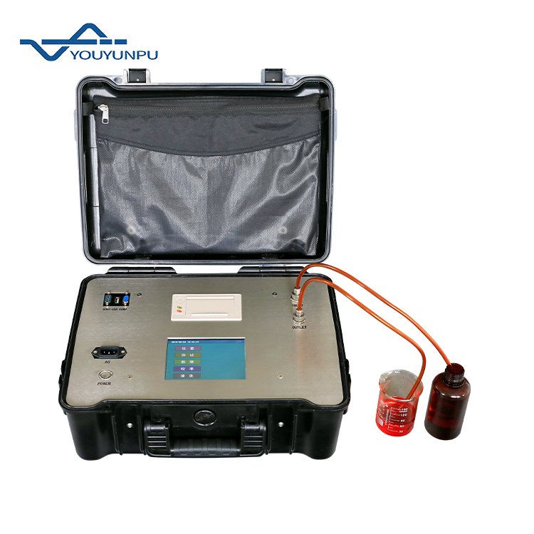 Oil particle counter High precision online oil contamination tester Portable oil particle counter