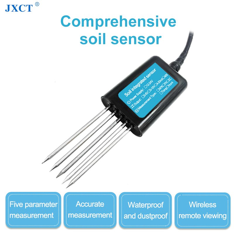 Soil Nutrient Multi in One Tester Soil+PH+NPK+Conductivity+Moisture And Temperature Sensors
