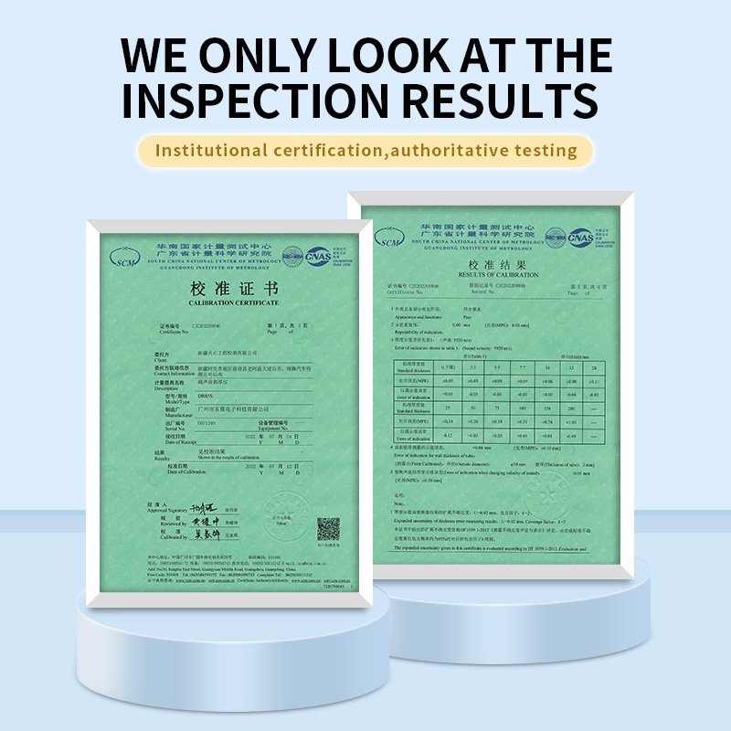 DR83S Metal Steel Pipeline Wall Thickness Gauge Portable Plastic Glass Digital Thickness Gauge Meter Ultrasonic Thickness Gauge