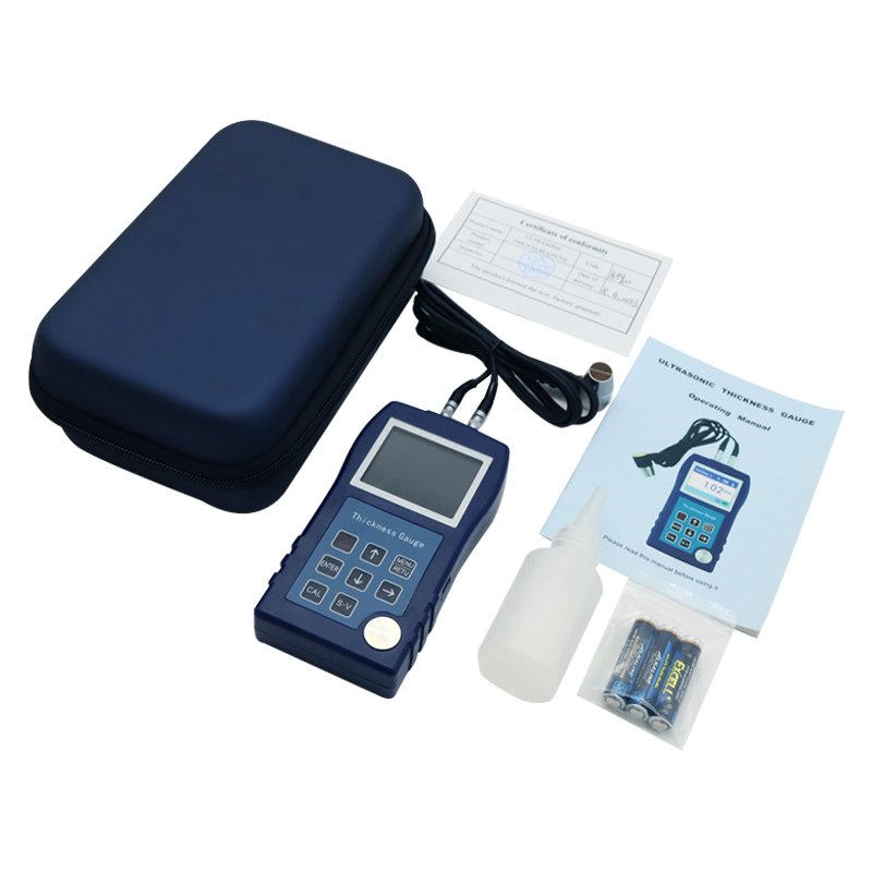 DR83S Metal Steel Pipeline Wall Thickness Gauge Portable Plastic Glass Digital Thickness Gauge Meter Ultrasonic Thickness Gauge