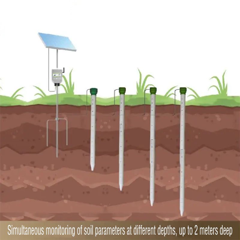 Soil moisture and temperature Analyzer tube type moisture probe,soil testing instrument