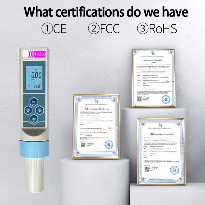 Dissoved ozone meter DOZ-7600 Intelligent dissolved ozone water ozone continuous online test O3 detector