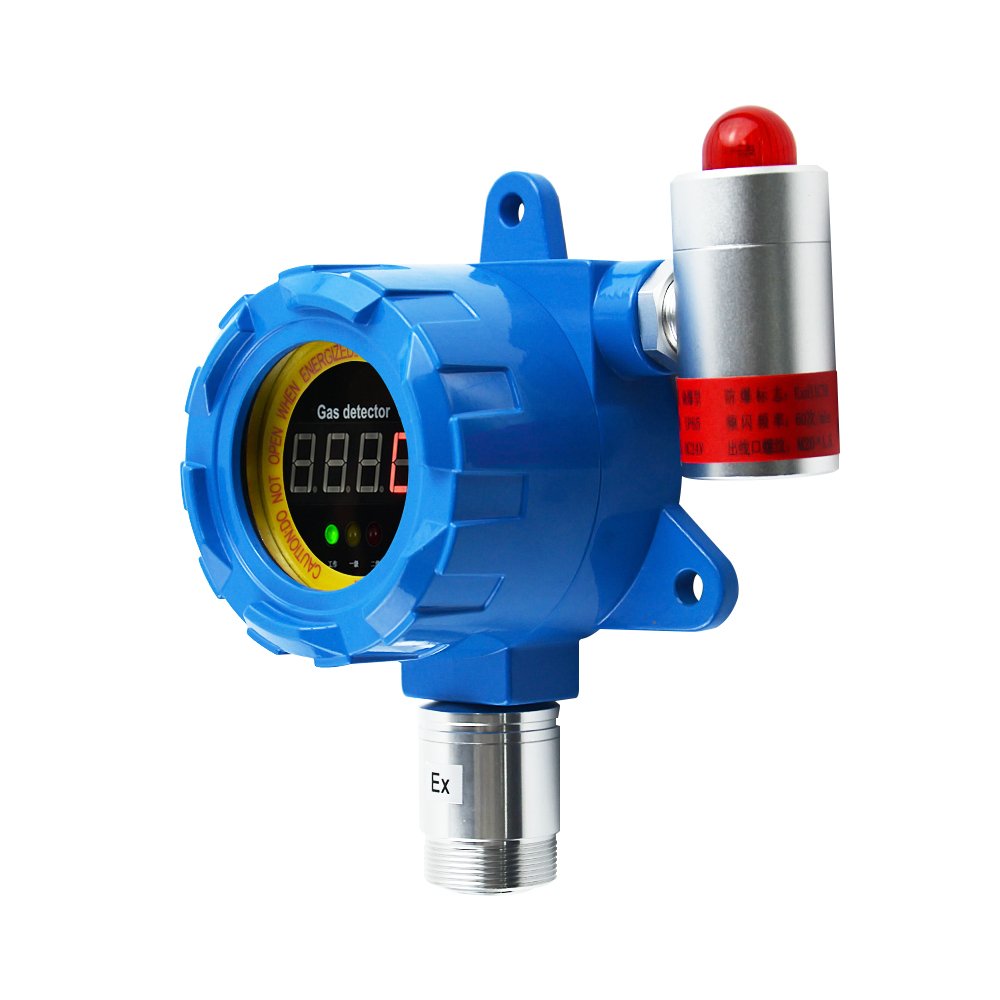 Digital display Fixed Ozone gas detector with alarm ozone monitor