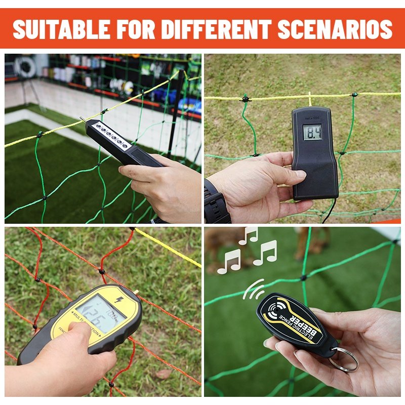 Under ground 8 neon lights 8kv electric fence Portable Cattle Fence Tester