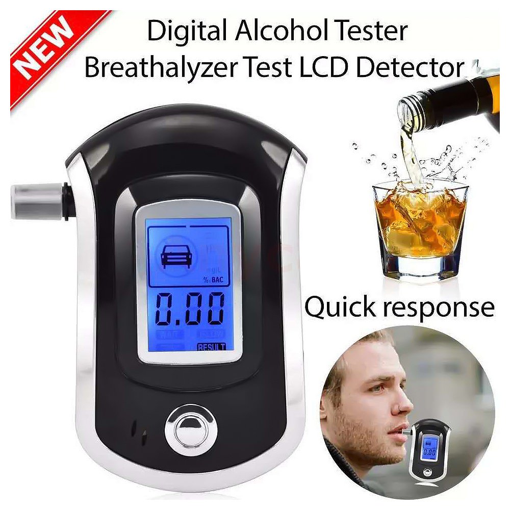 Best Selling Electronic Breathalyzer Alcoholimetro Home Breath Alcohol Drager Gas Detector Alkomat Mini Digital Alcohol Tester