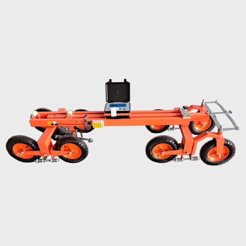 Eight wheel flatness tester