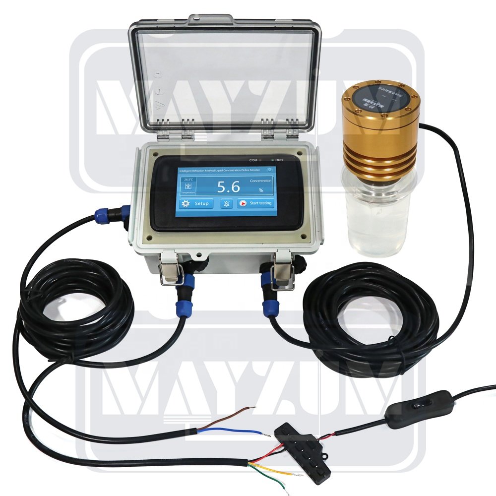 High Precision Real-time Detector for Sodium Hydroxide NaOH Mass Concentration