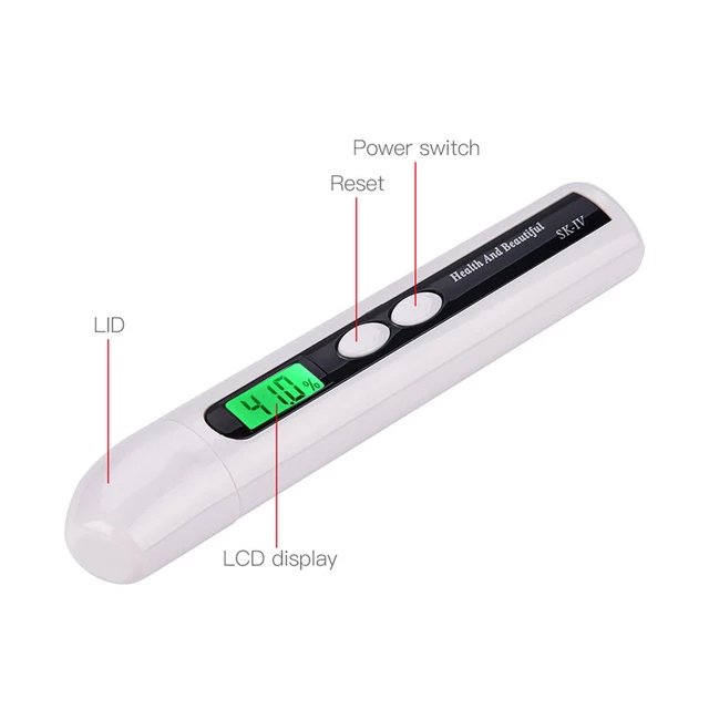 Beauty Care Tool LED Display Skin Analyzer Tester Digital Facial Moisture Oil Analyzer Face Skin Sensor Monitor Oil Detector