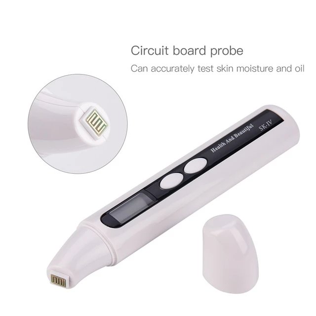 Beauty Care Tool LED Display Skin Analyzer Tester Digital Facial Moisture Oil Analyzer Face Skin Sensor Monitor Oil Detector