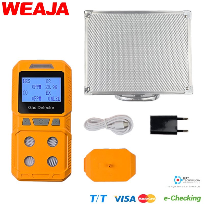 4in1 gas detector handheld Multi-gas low-energy alarm system Portable gas detector with safety monitoring equipment