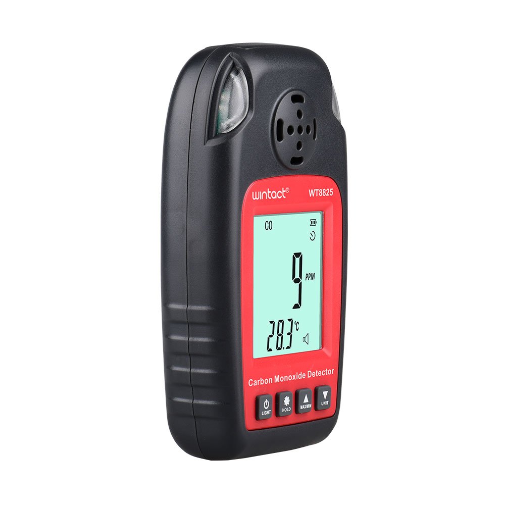 WINTACT WT8825 Gas Analyzer Combustible Handheld Carbon Monoxide Meter Portable Co Gas Leak Detector Gas Monitor Tester