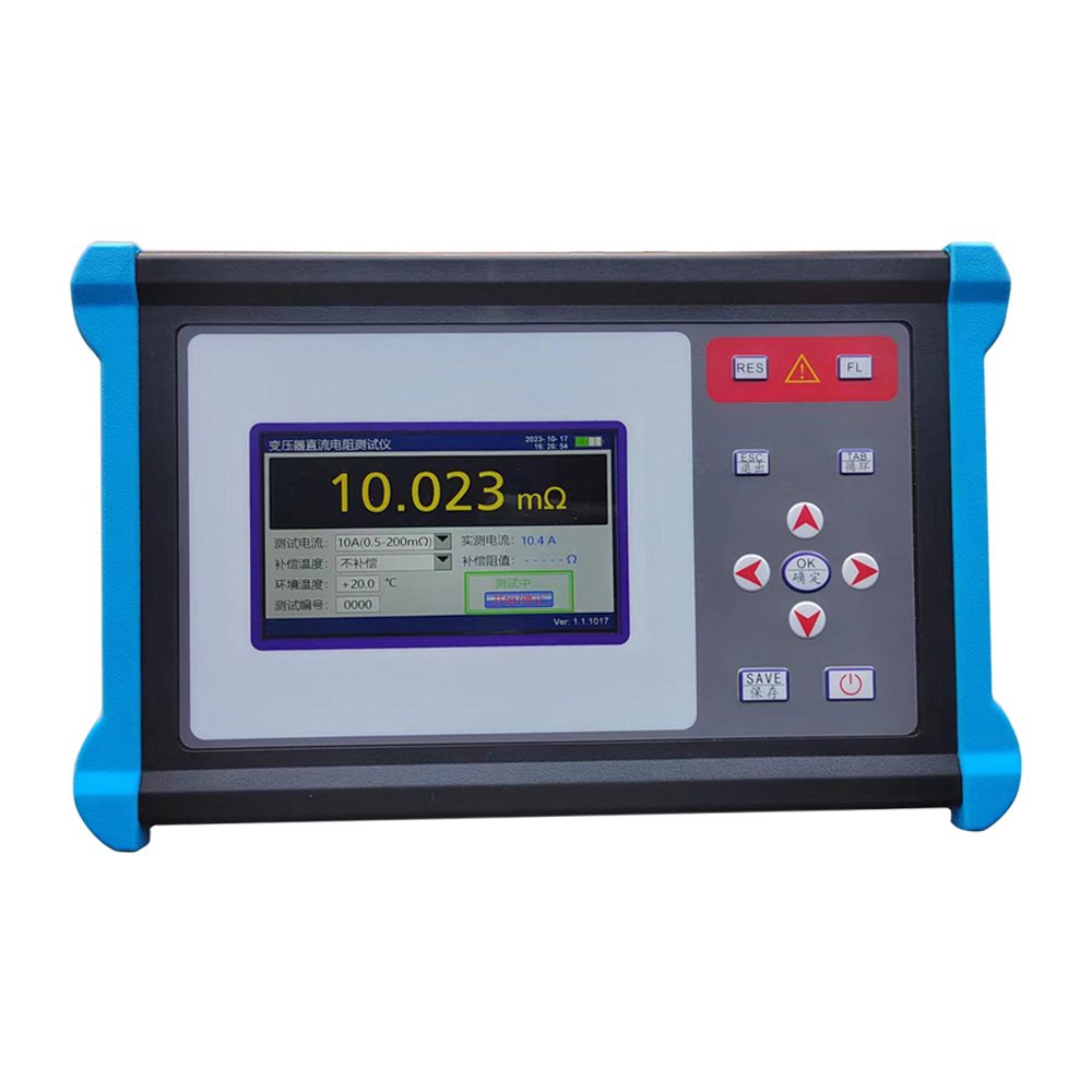 Handheld DC Winding Resistance Test Meter 10A 600W Ohmmeter Tester Automatic Test Machine DC Resistance Tester Transformer