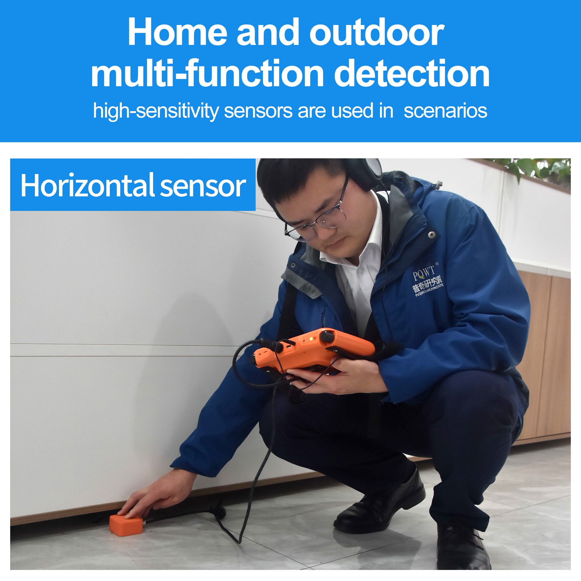 PQWT L30 Water Leakage Finder Equipment Water Leak Detection Indoor Walls Pipelines Damage Leak Detector Water