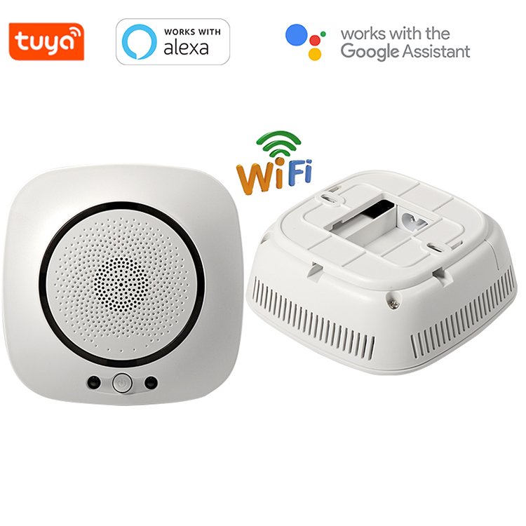 Natural Liquefied Petroleum Gas Leak Tester Sniffer Sound Alarm Tuya wireless Gas Leak Detector