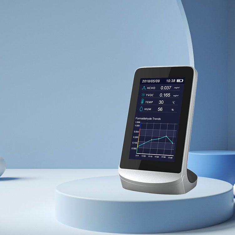Desktop CO2 Meter HCHO PM2.5 TVOC Portable Carbon Dioxide Monitor WIFI