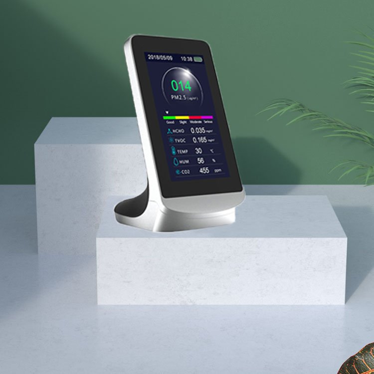 Desktop CO2 Meter HCHO PM2.5 TVOC Portable Carbon Dioxide Monitor WIFI