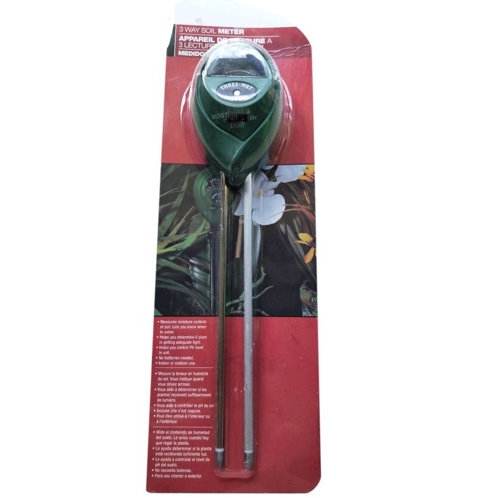 3-in-1 PH and humidity meter soil moisture and moisture meter sunlight PH test garden plants flowers moisture testing instrument