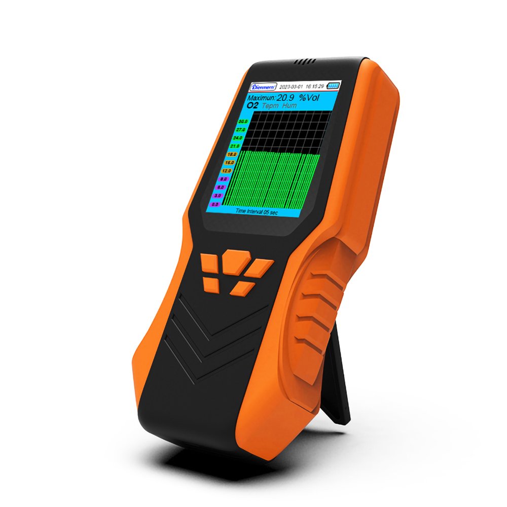 High Quality Portable 3-in-1 LCD Screen Gas Analyzer Multi-Gas Detector 0-30.0% Vol 1500mAh Rechargeable CE Approved Analyzer