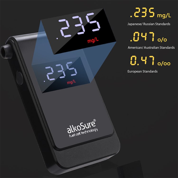 2024 Brand new Fuel Cell Alcohol Tester with Predictive Sobriety Timer