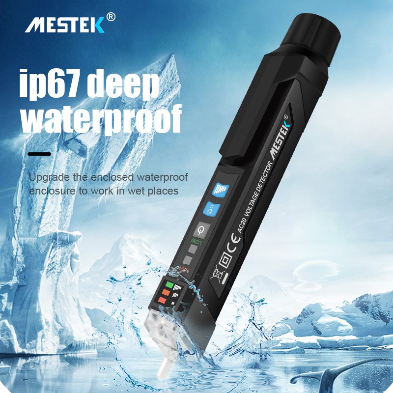 Tested by Intertek Digital socket wall ac power socket voltage detector sensor Voltage Tester pen measuring voltage 12-1000v