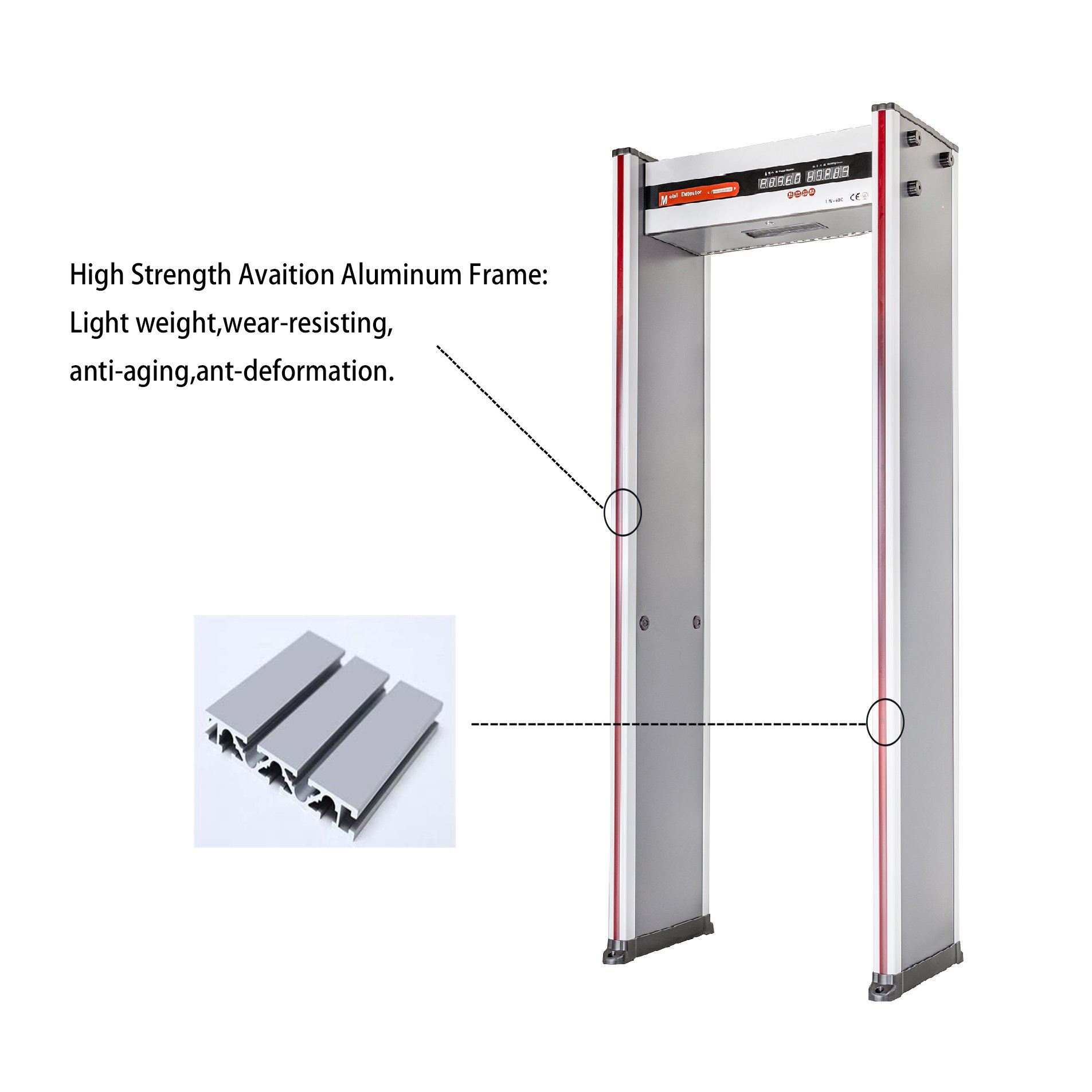 Special Hot Selling Small Metal Detector Sensor Walk Through Metal Detector For All Metals
