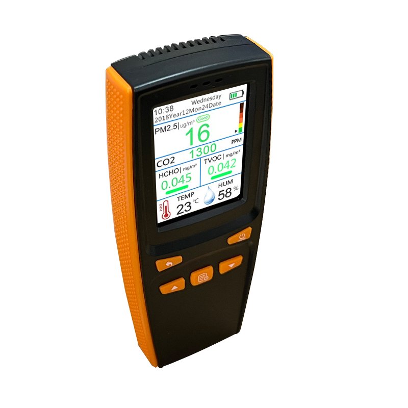 air quality monitor PM2.5 detector Digital TVOC Gas Analyzer PM1.0 PM10 Tester Meter