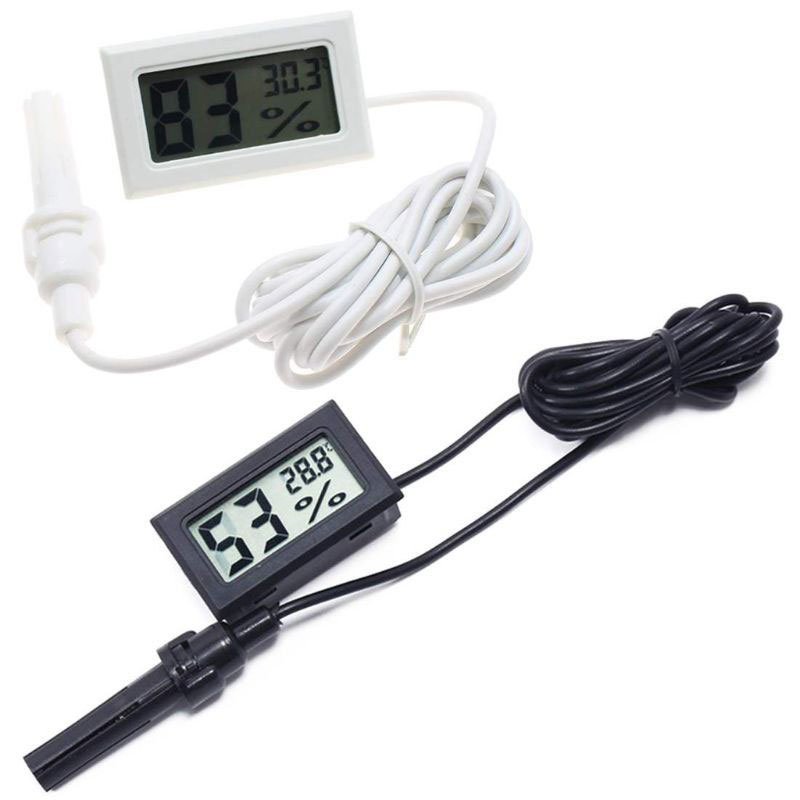 Mini LCD Digital Temperature and Humidity Meter FY-12 Thermometer Hygrometer Gauge Moisture Monitor Tester Detector Incubator