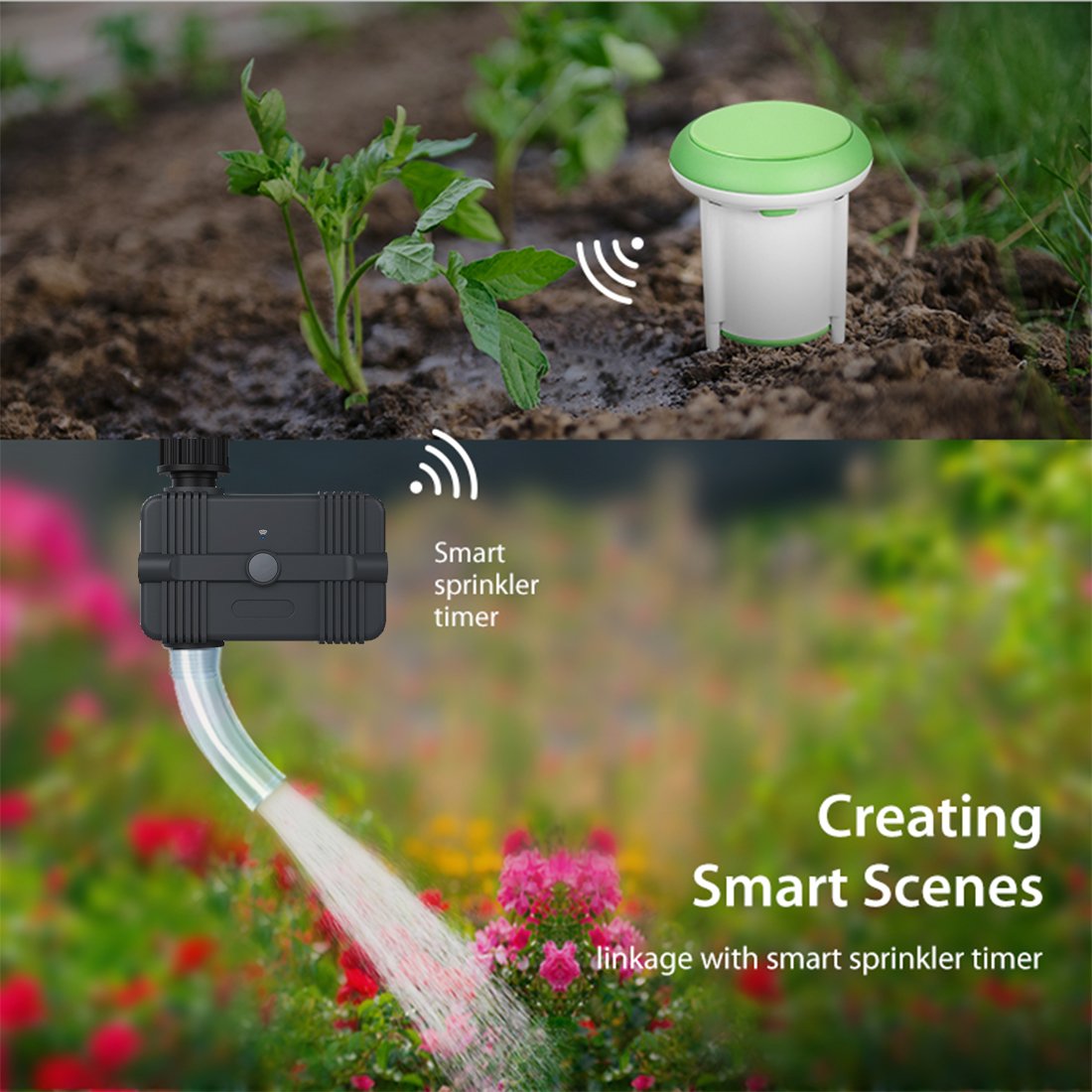 Tuya Smart Zigbee Soil Tester Humidity&Temperature Sensor,soil moisture meter,Nutrient Rapid Detector for garden irrigation