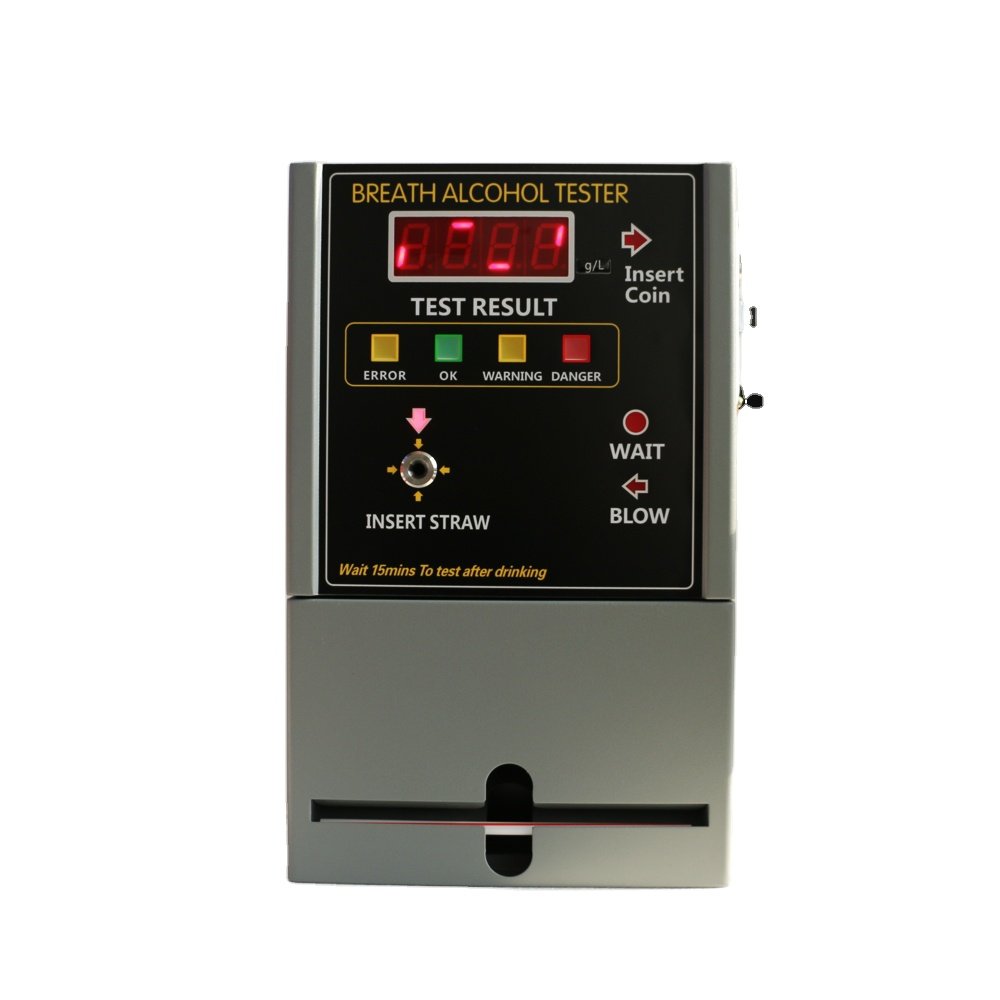 AC110V AC220V power acohol testeing device publicelectrochemical sensor breath alcohol detector mg/l