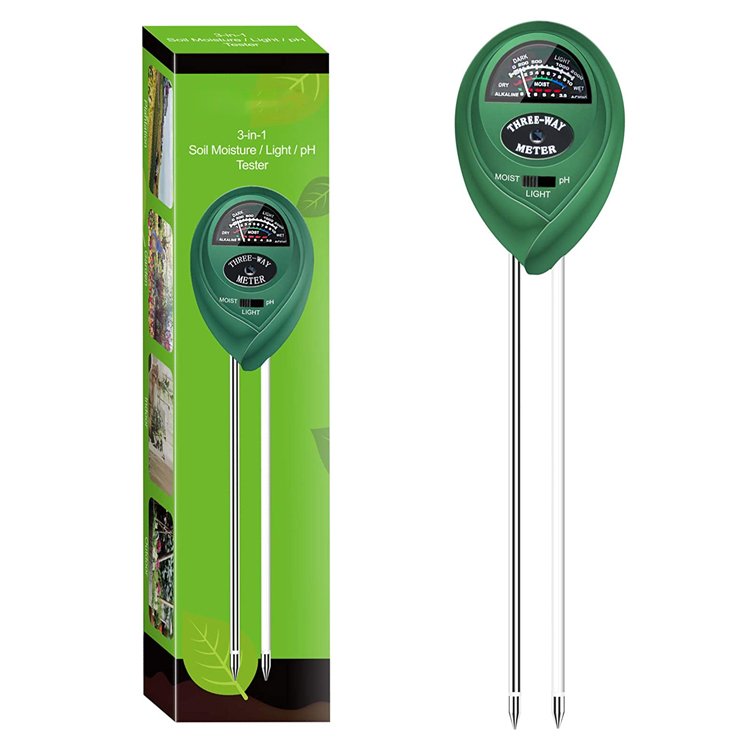 3 in 1 Soil PH Meter Soil Moisture light Tester Soil Analyzer Test Detector for Garden Plant Flower Garden Tool