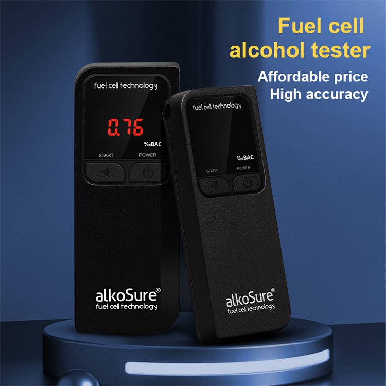 Brand New LED display Quick Response Fuel Cell Portable Digital Alcohol Breath Detector