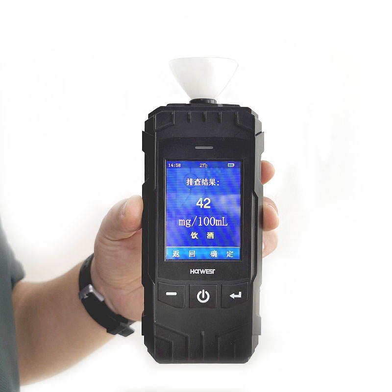 Fuel Cell Sensor Touch Screen Breath Alcohol Tester With Printer