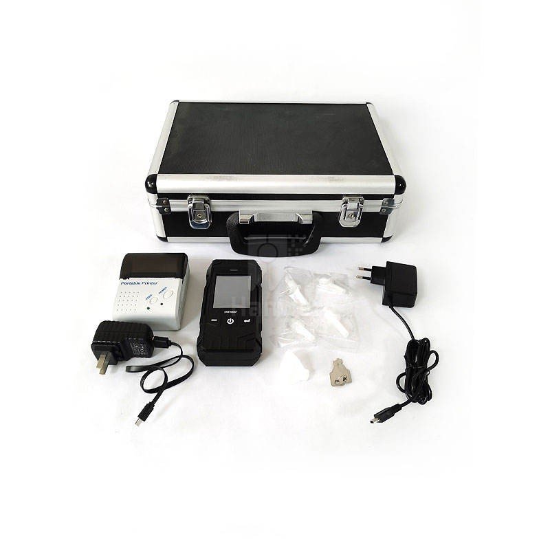 Fuel Cell Sensor Touch Screen Breath Alcohol Tester With Printer