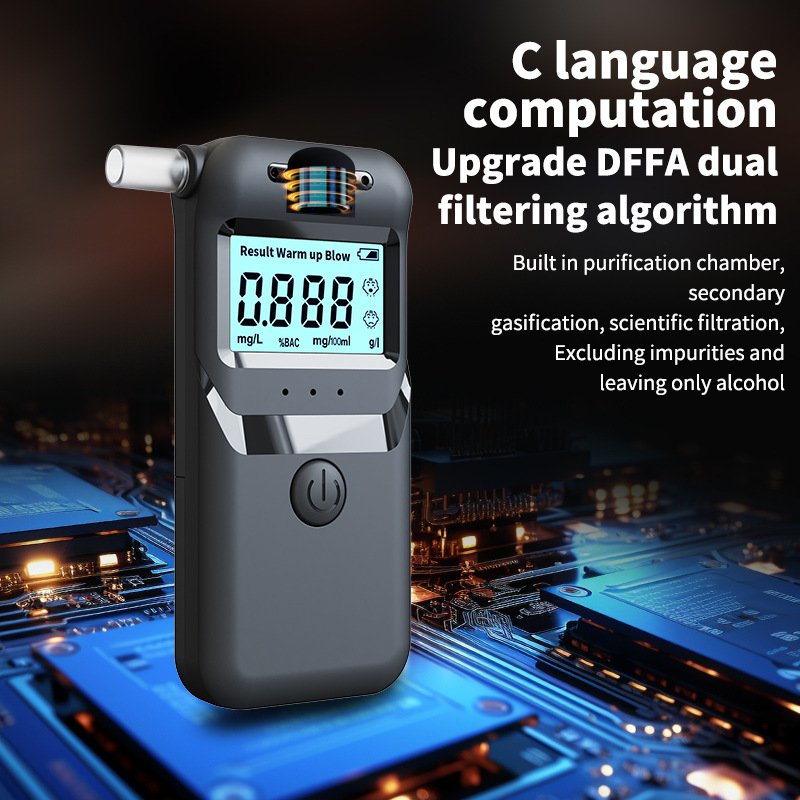 High Precision Non-contact Display Color Portable Alcohol Anzlyzer Breath Alcohol Tester Sensor