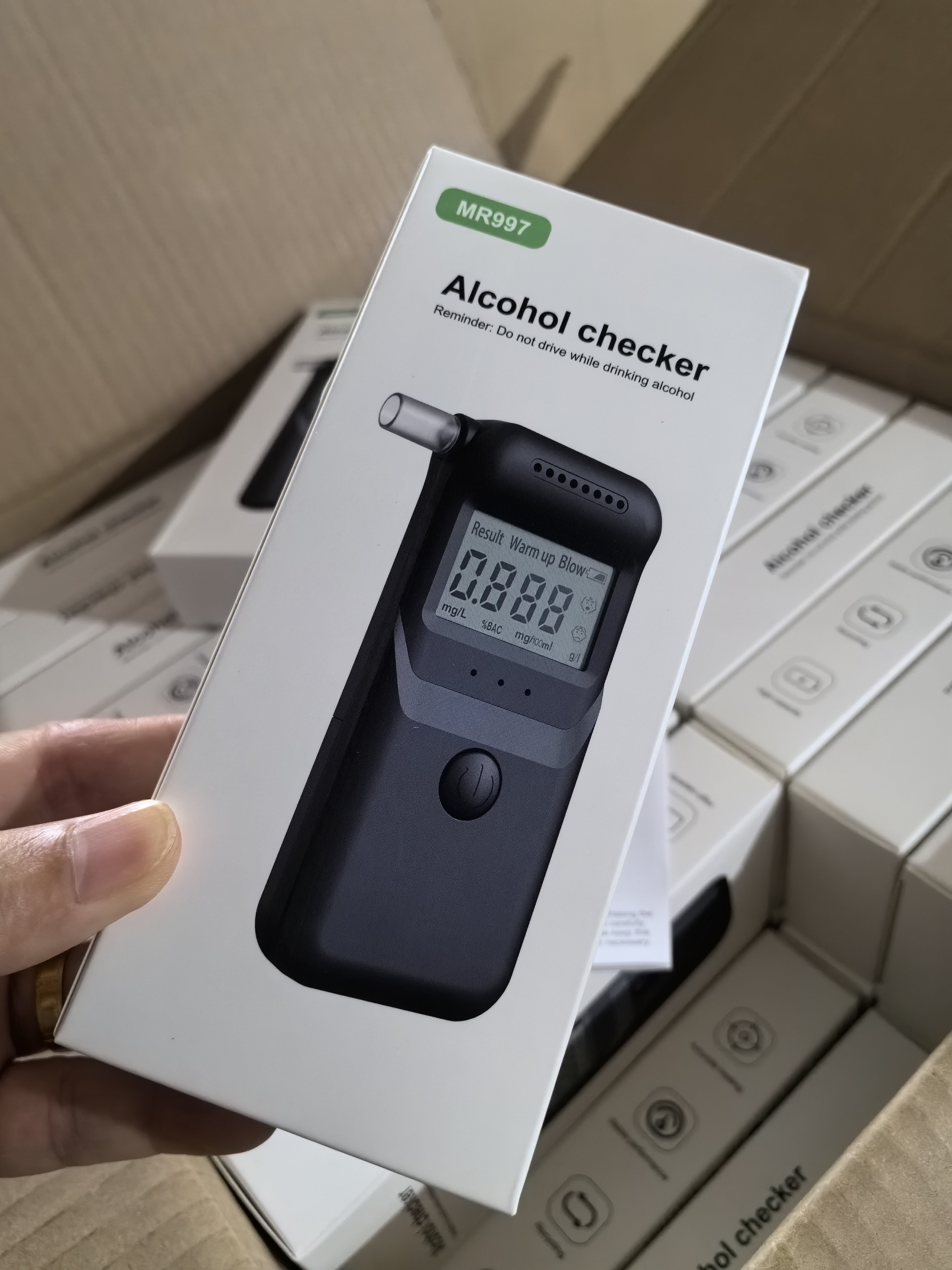 High Precision Non-contact Display Color Portable Alcohol Anzlyzer Breath Alcohol Tester Sensor