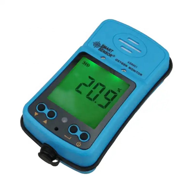 Smart Sensor AS8901 Portable Digital Oxygen Analyzer Riot Control Oxygen Gas Analyzer O2 Gas Tester Monitor Oxygen Leak Location