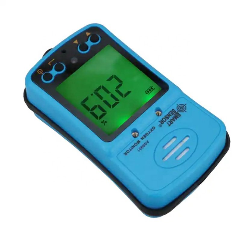 Smart Sensor AS8901 Portable Digital Oxygen Analyzer Riot Control Oxygen Gas Analyzer O2 Gas Tester Monitor Oxygen Leak Location