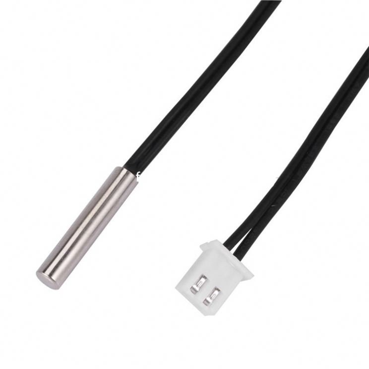 Thermistor Temperature Sensor Probe 4 * 20mm Accuracy 1% Line Length 1 M Waterproof 3435 NTC 10K